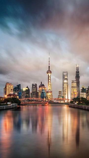 上海城市的一角