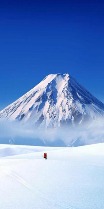 唯美圣洁的大雪山