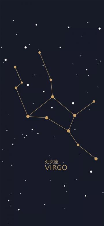 处女座星像图