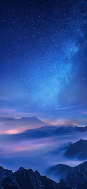 美若仙境的梦幻夜景