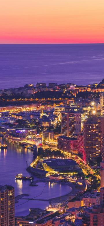 灯火璀璨的迷人夜景
