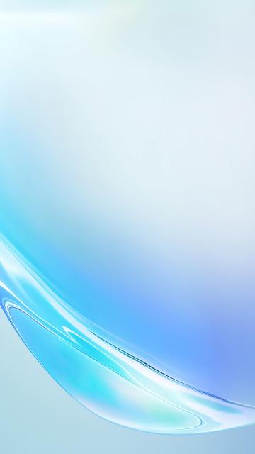 三星Galaxy S11官方浅蓝色锁屏