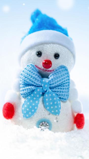 可爱的圣诞节雪人饰品