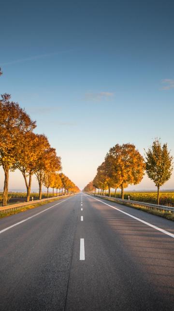 一望无际的道路尽头