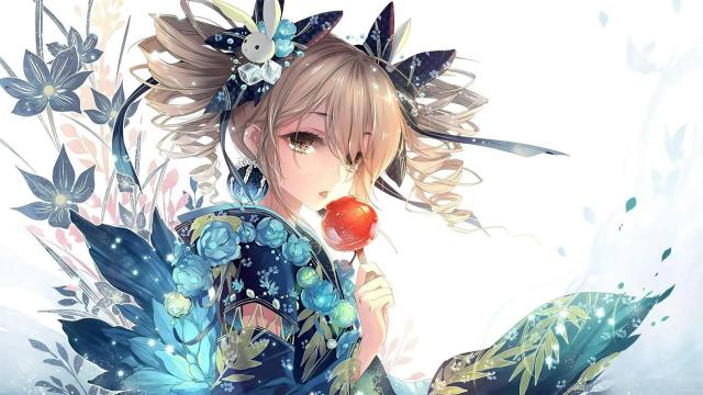动漫二次元和服少女唯美可爱迷人写真