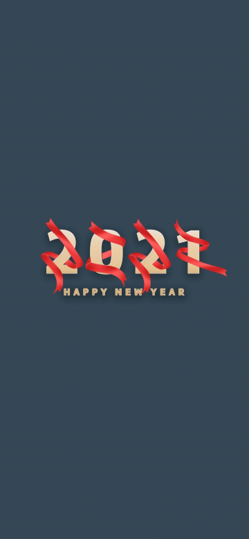 2021新年数字彩带背景图