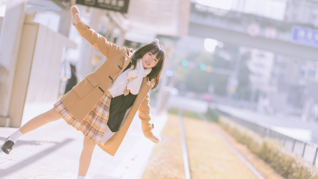 冬日少女甜美清纯系治愈写真