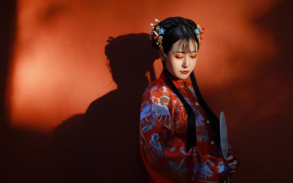唯美古风美女故宫迷人写真