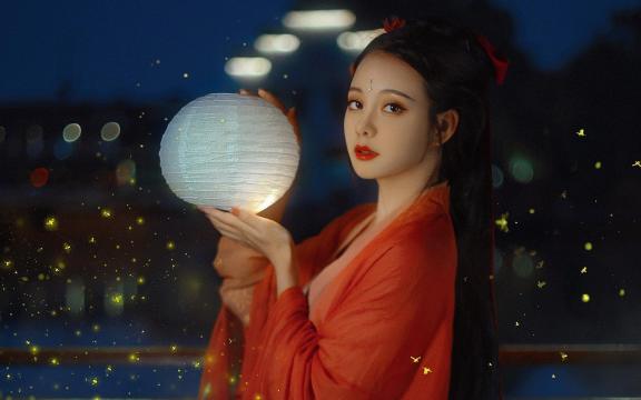 美若天仙古风美女清秀迷人写真