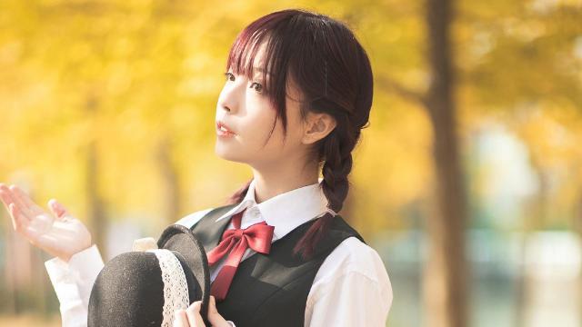 少女清纯学院风日系户外迷人写真