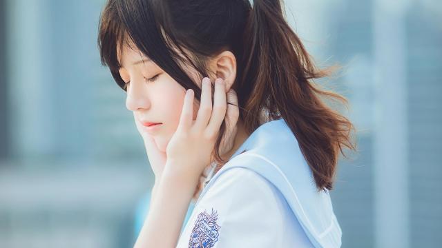 元气双马尾少女