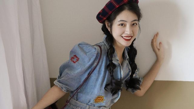 清甜牛仔美少女私房写真