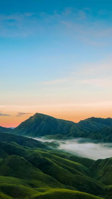 绝美迷人的青山风景