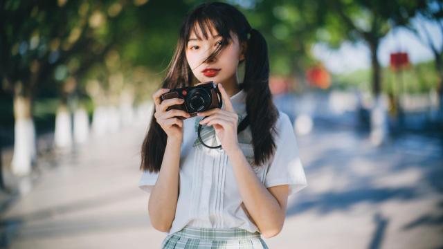 唯美动人的jk少女