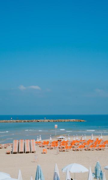 夏天海滩优美胜景