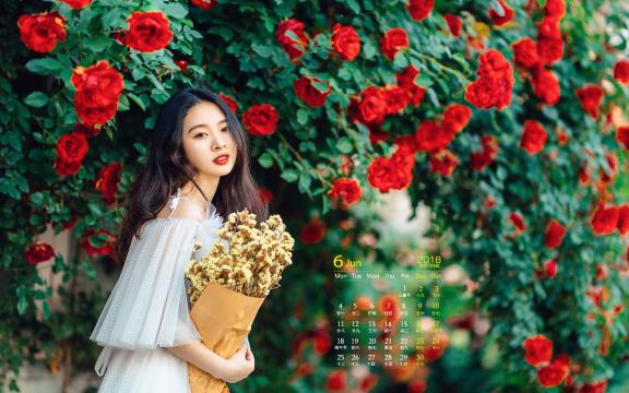 2018年6月性感撩人美女迷人写真日历