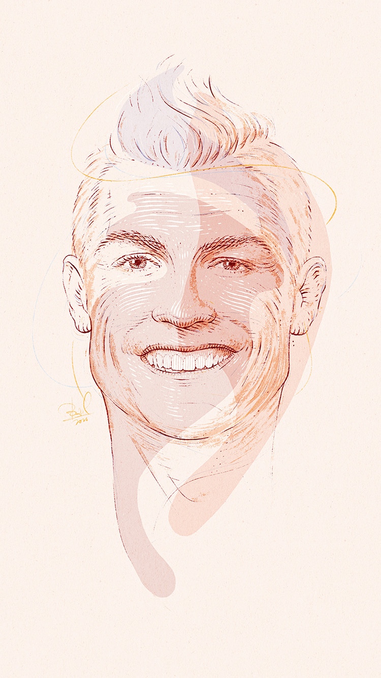 罗纳尔多插画艺术头像