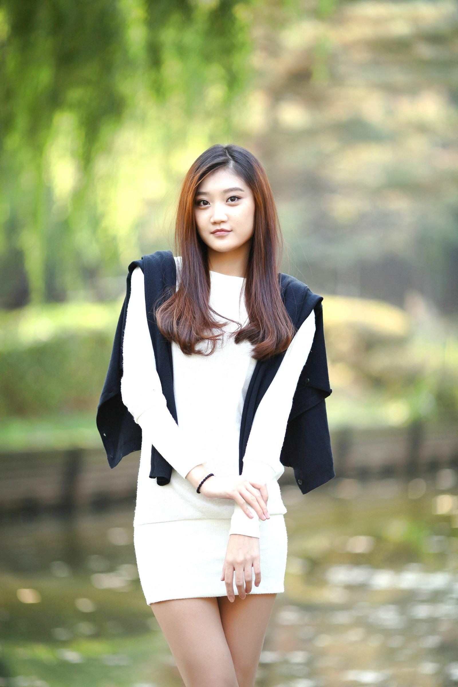 极品小仆人粉蓝女仆装