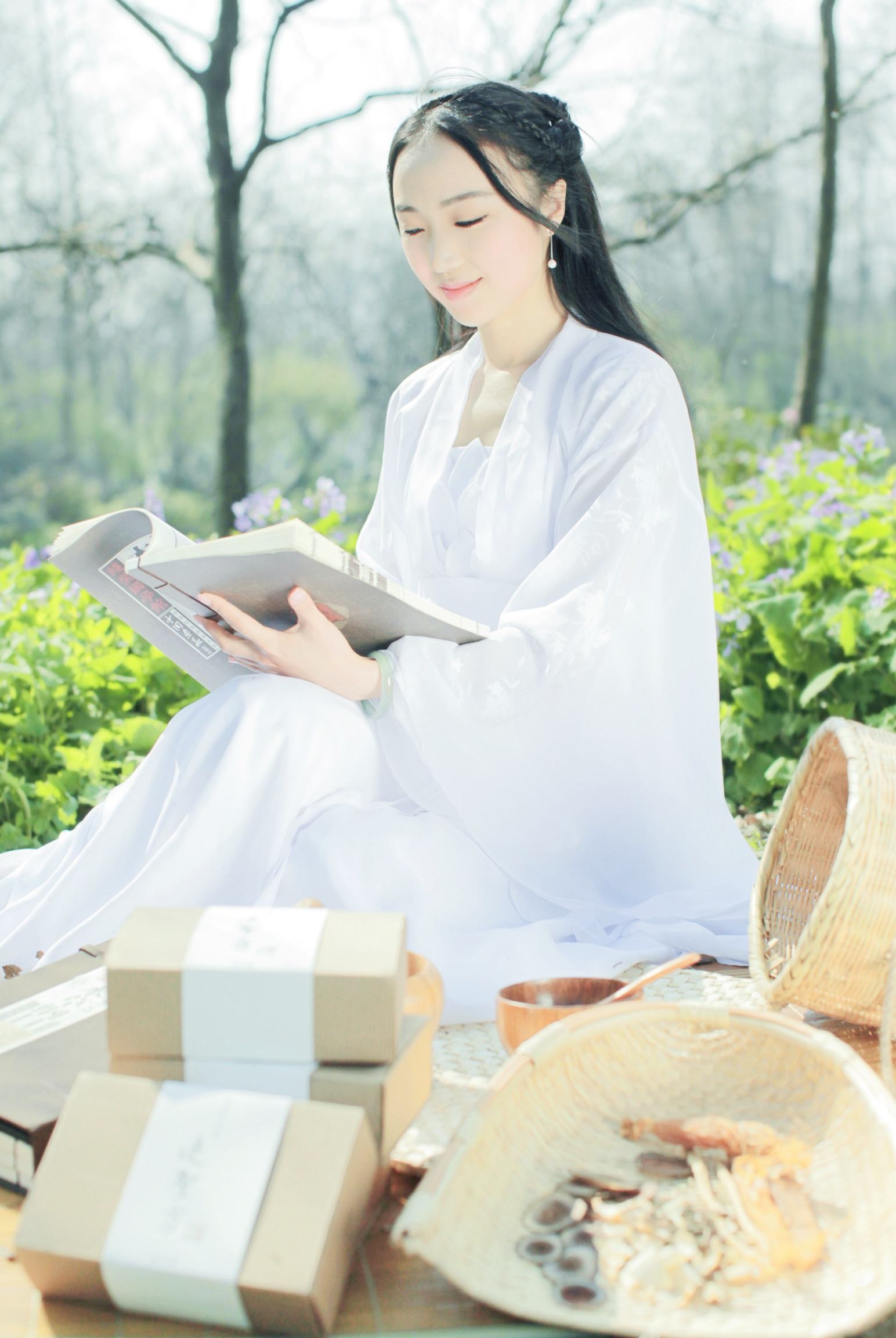 白衣女生小清新写真