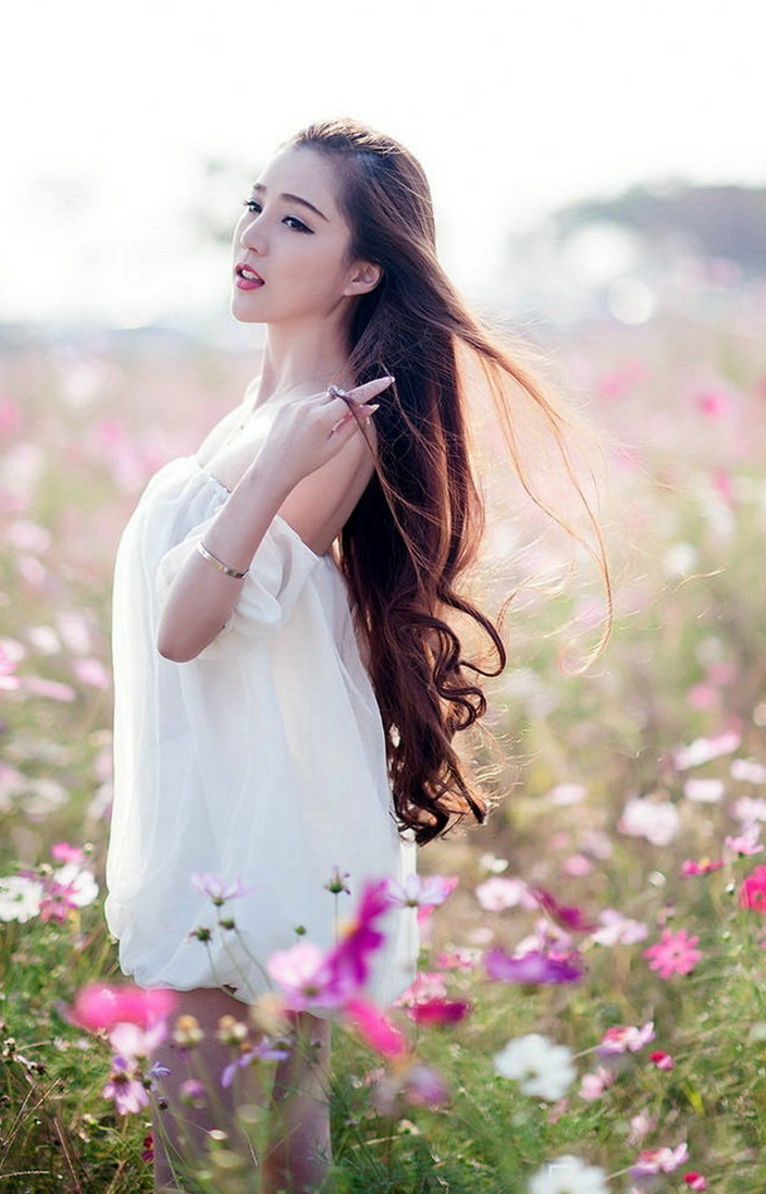 唯美小清新养眼美女