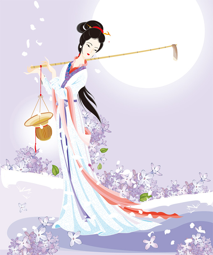 林黛玉人物插画