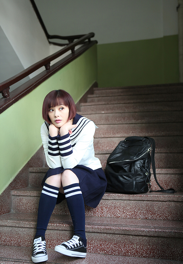 萧淑慎学生装