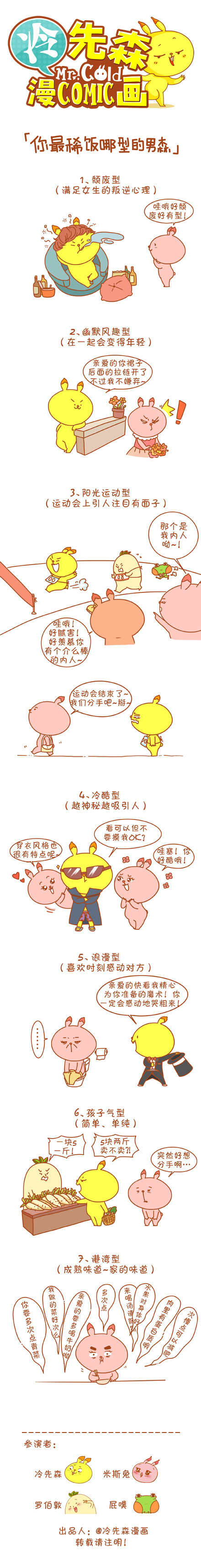 你最稀饭哪种男生