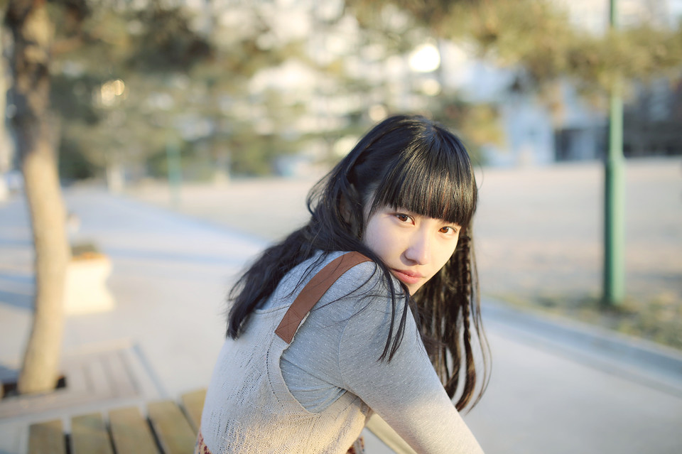 甜美的小女生