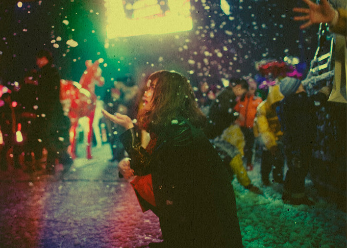 接雪花