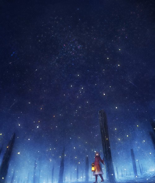 北极的夜