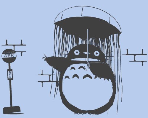 纯色龙猫