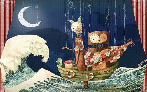 漂流的动物