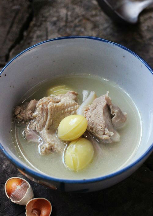 白果鸭汤