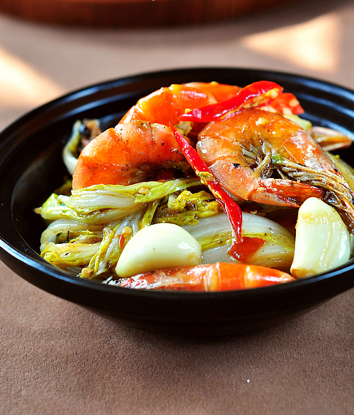 干锅娃娃菜