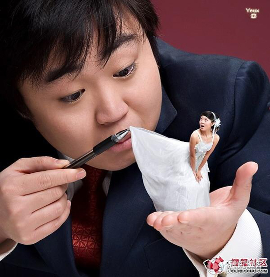 另类婚纱照