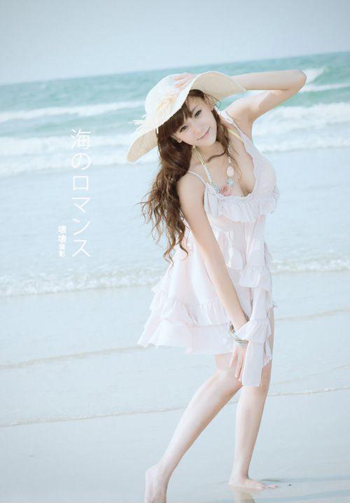 清新迷人海边mm