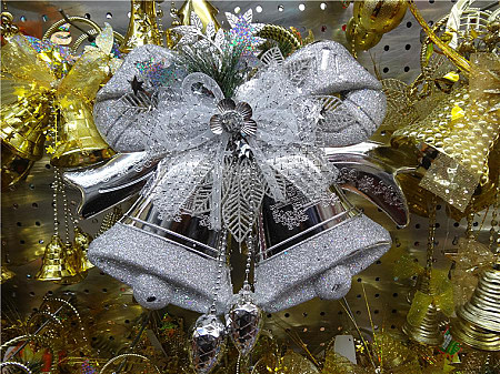 金色圣诞节装饰品