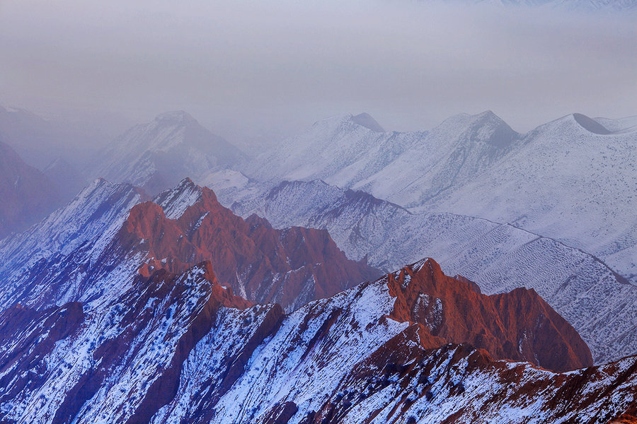 看雪山