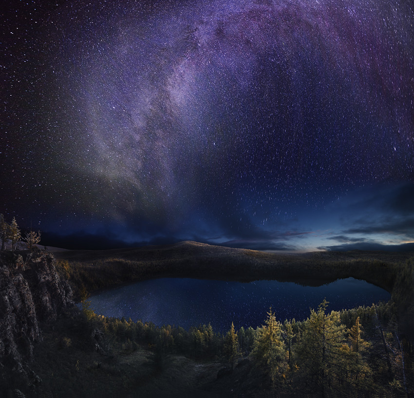 Blooming Milky Way
