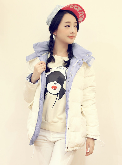 加厚两面穿羽绒服