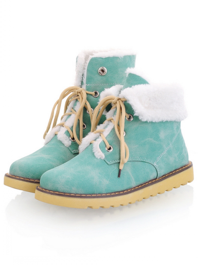 学生加绒雪地靴
