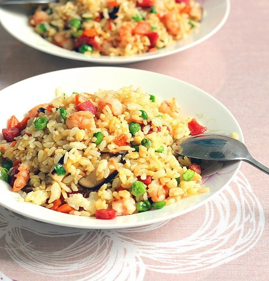 虾仁蛋炒饭