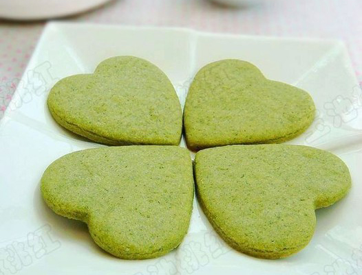 心形抹茶饼干