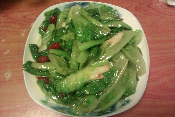 清炒生菜