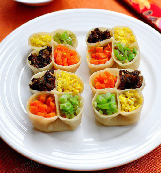 四色饺子