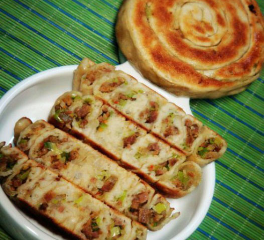 麻辣版发面饼