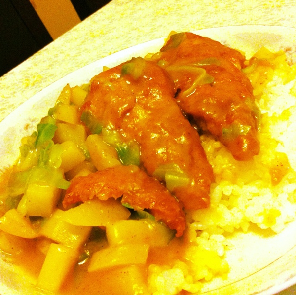 美味咖喱鸡饭