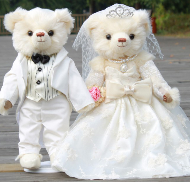 婚礼泰迪熊公仔