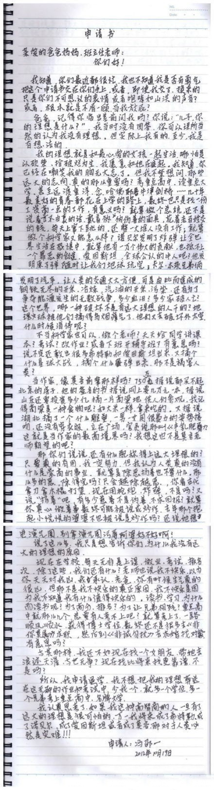 一个10岁男孩的梦想