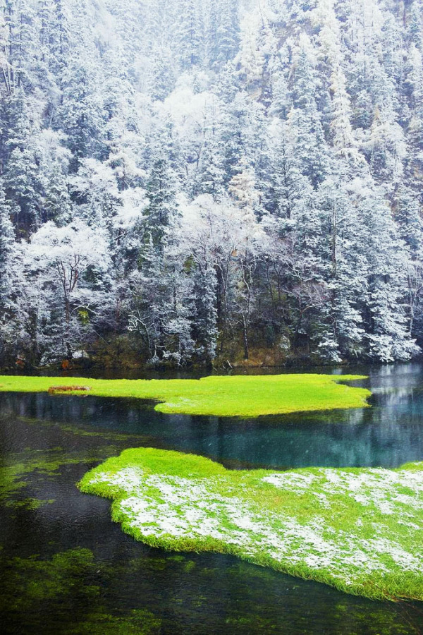 九寨沟冬